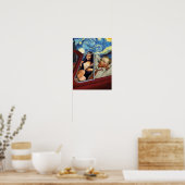 Mona Lisa en Van Gogh Poster (Keuken)