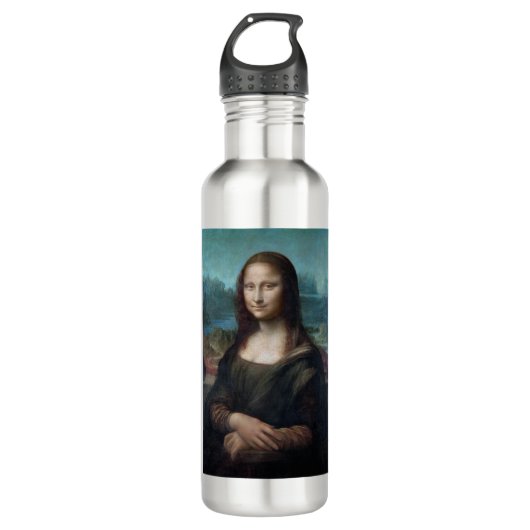 Mona Lisa Famous Visual Arts Leonardo da Vinci Pai Waterfles (Voorkant)