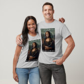 Mona Lisa Fibonacci Spiral Gold Ratio Aangepaste t T-shirt (Unisex)