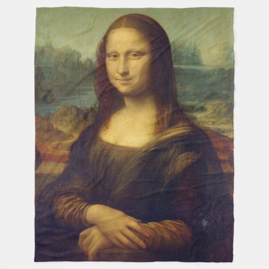 Mona Lisa Fleece Deken (Voorkant)