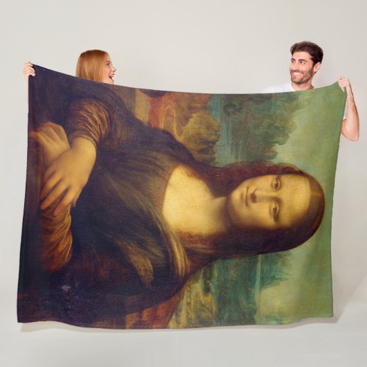 Mona Lisa Fleece Deken (In situ)