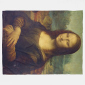 Mona Lisa Fleece Deken (Voorkant (Horizontaal))
