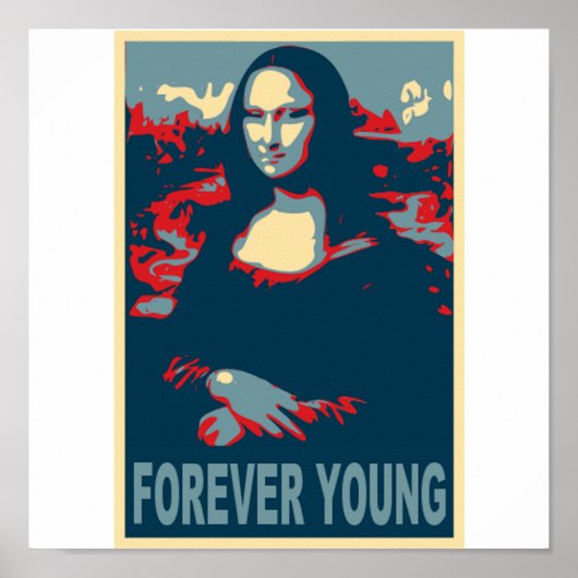 Mona Lisa Forever Young Poster (Voorkant)