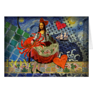Mona Lisa Fun Zodiac Whimsical