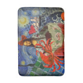Mona Lisa Fun Zodiac Whimsical Badmat (Voorkant Verticaal)