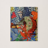 Mona Lisa Fun Zodiac Whimsical Legpuzzel (Verticaal)