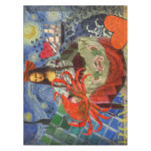 Mona Lisa Fun Zodiac Whimsical Tafelkleed (Voorkant)