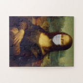 MONA LISA FUNNY MASK FACILE JIGSAW PUZZLE (Horizontal)