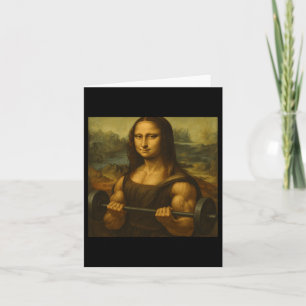 Mona Lisa gewichtheffen sterke kunst wint bodybui Kaart