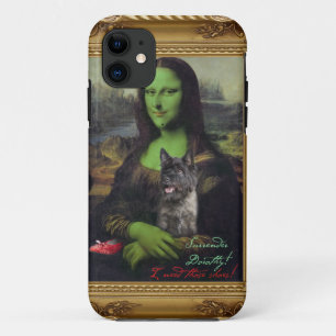Mona Lisa gooide de zaak van de heksentelefoon iPhone 11 Hoesje