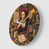 Mona Lisa Graphic Designer Funny Creative Studio Grote Klok (Hoek)