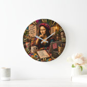 Mona Lisa Graphic Designer Funny Creative Studio Grote Klok (Huis)