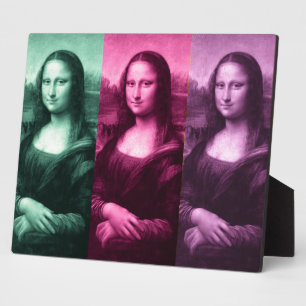 Mona Lisa Green Pink Paars Fotoplaat