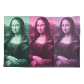 Mona Lisa Green Pink Paars Kussensloop (Achterkant)