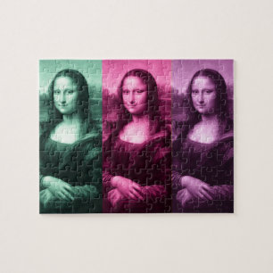 Mona Lisa Green Pink Paars Legpuzzel
