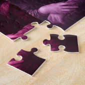 Mona Lisa Green Pink Paars Legpuzzel (Zijkant)