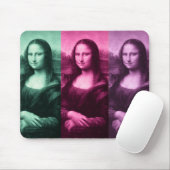Mona Lisa Green Pink Paars Muismat (Met muis)