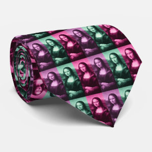 Mona Lisa Green Pink Paars Stropdas