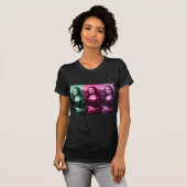 Mona Lisa Green Pink Paars T-shirt (Voorkant volledig)