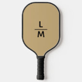 Mona Lisa & haar kat - monogram Pickleball Paddle (Achterkant)