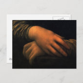 Mona Lisa - handen Briefkaart (Voorkant / Achterkant)