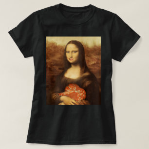 Mona Lisa Hart Valentijnsdag Kus T-shirt