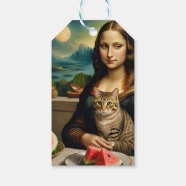 Mona Lisa &her cat  -  Summer vibes  Cadeaulabel