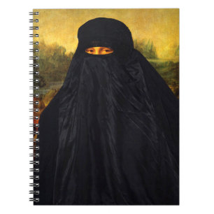 Mona Lisa Hidden Behind Burqa Notitieboek