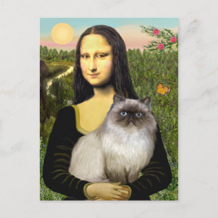 Mona Lisa - Himalayaanse kat 7 Briefkaart