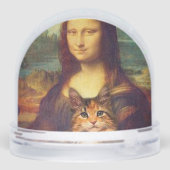 Mona Lisa holding her cat pet Leonardo da Vinci  (Arrière)