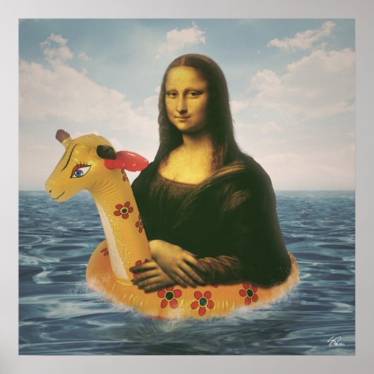 Mona Lisa Holiday Poster (Voorkant)