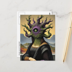 Mona Lisa Horror Briefkaart