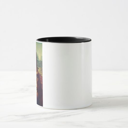 Mona Lisa houdt haar kattehuisdier Leonardo da Vin Mok (Midden)