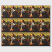 Mona Lisa houdt van Giraffes Cadeaupapier (Vlak)