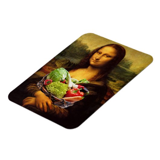 Mona Lisa houdt van groenten Magneet (Linkerzijde)