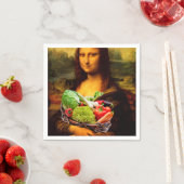 Mona Lisa houdt van groenten Servetten (Insitu)