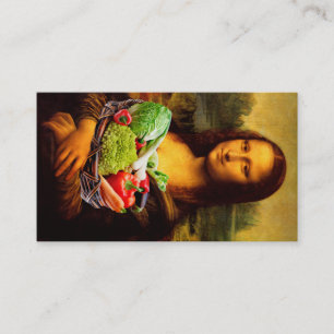 Mona Lisa houdt van groenten Visitekaartje