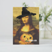 Mona Lisa ~ In de uitnodigingen van de Witch Costu (Staand voorkant)