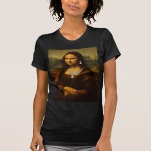 Mona Lisa in Prachtige Diamanten T-shirt