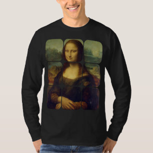 Mona Lisa Italiaanse Renaissance Kunstenaar Schild T-shirt