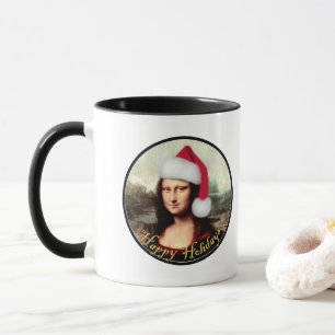 Mona Lisa Kerstman Kerstmis Mok
