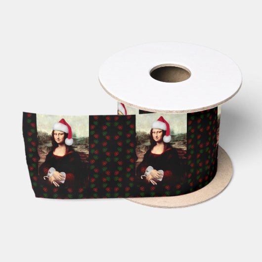 Mona Lisa Kerstmuts Kerstmis Lint (Spoel)