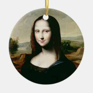 Mona Lisa, kopie van het schilderij van Leonardo d Keramisch Ornament