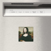 Mona Lisa, kopie van het schilderij van Leonardo d Magneet (Insitu (Vaatwasser))