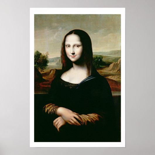 Mona Lisa, kopie van het schilderij van Leonardo d Poster (Voorkant)