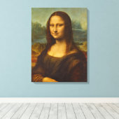 Mona Lisa, La Joconde, 1503, ingediend door Leonar Canvas Afdruk (Insitu (Houten vloer))