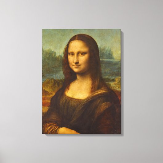 Mona Lisa, La Joconde, 1503, ingediend door Leonar Canvas Afdruk (Voorkant)