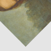 Mona Lisa, La Joconde van Leonardo da Vinci Tissuepapier (Detail)