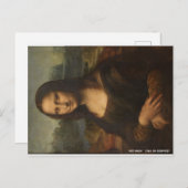 Mona Lisa Leonardo Da Vinci Briefkaart (Voorkant / Achterkant)