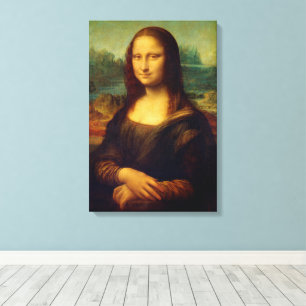 Mona Lisa   Leonardo da Vinci Canvas Afdruk